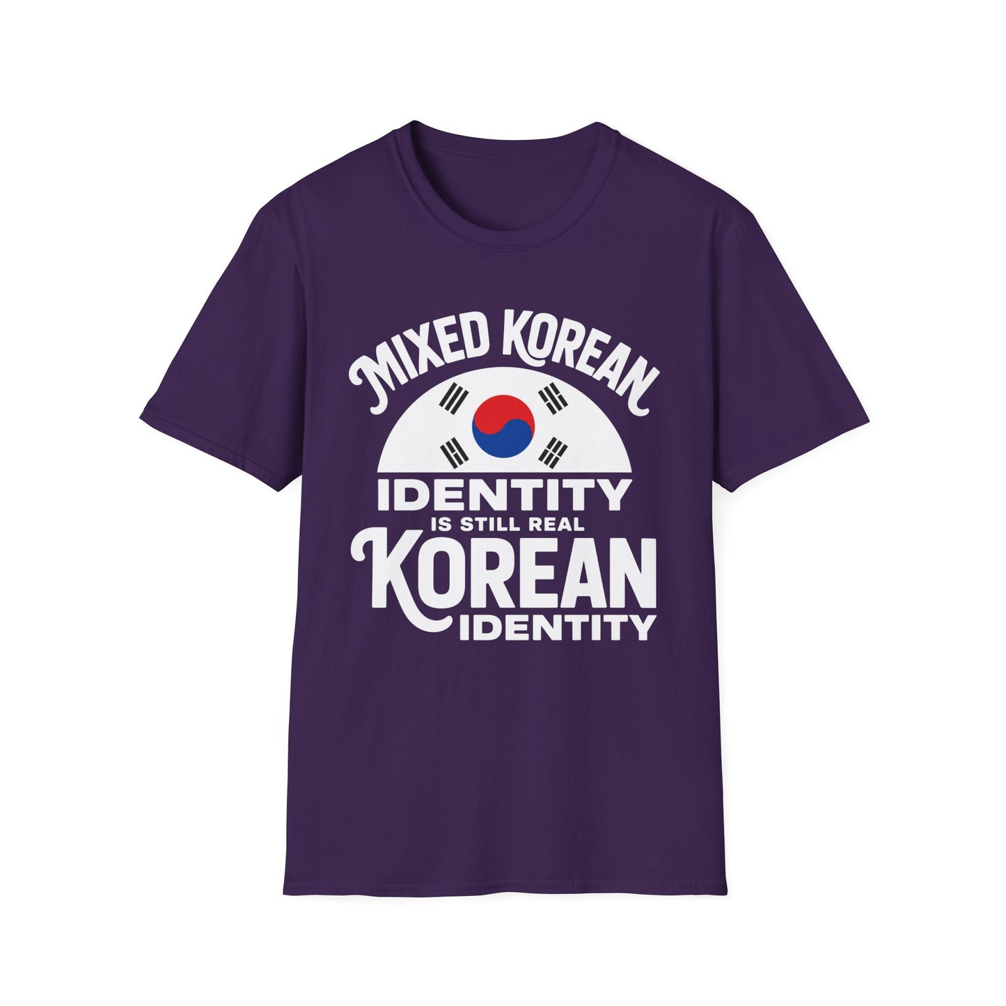 Mixed Korean Identity T-Shirt — Korean Flag Heritage Tee