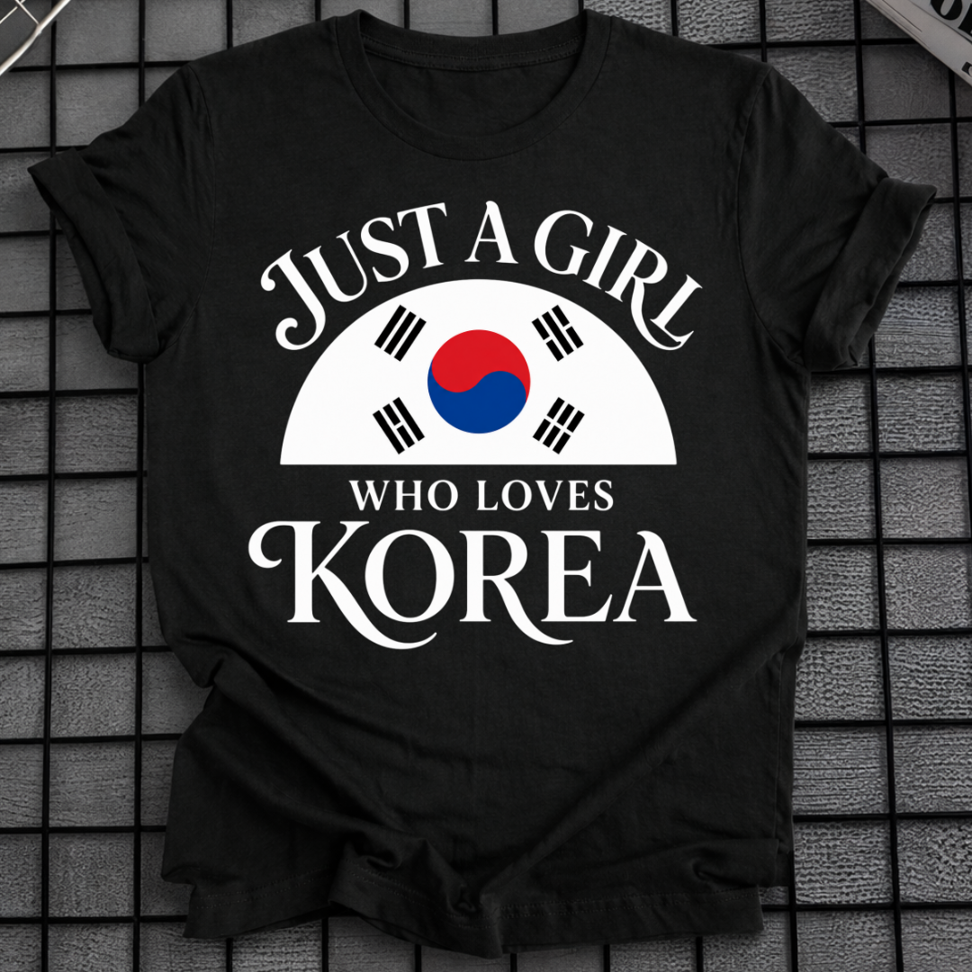 THIS GIRL LOVES KOREA T-SHIRT