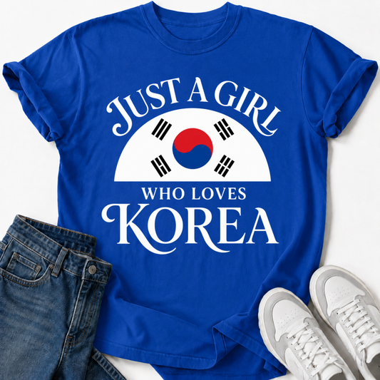 THIS GIRL LOVES KOREA T-SHIRT