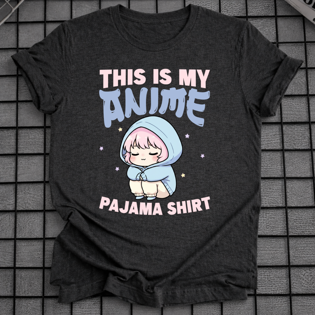 ANIME SCHLAFMÜTZE MÄDCHEN T-SHIRT