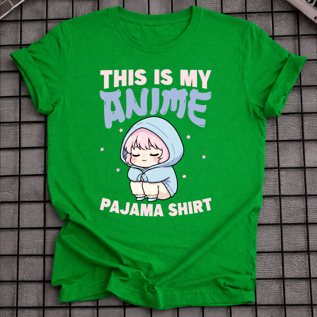 ANIME SCHLAFMÜTZE MÄDCHEN T-SHIRT