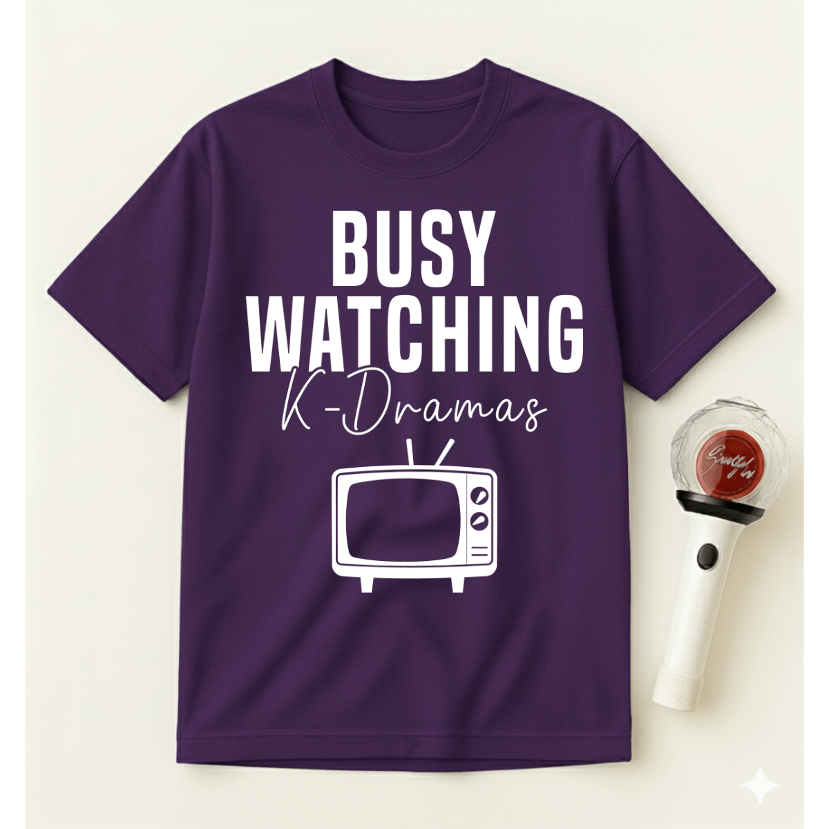 BUSY WATCHING K-DRAMAS T-SHIRT