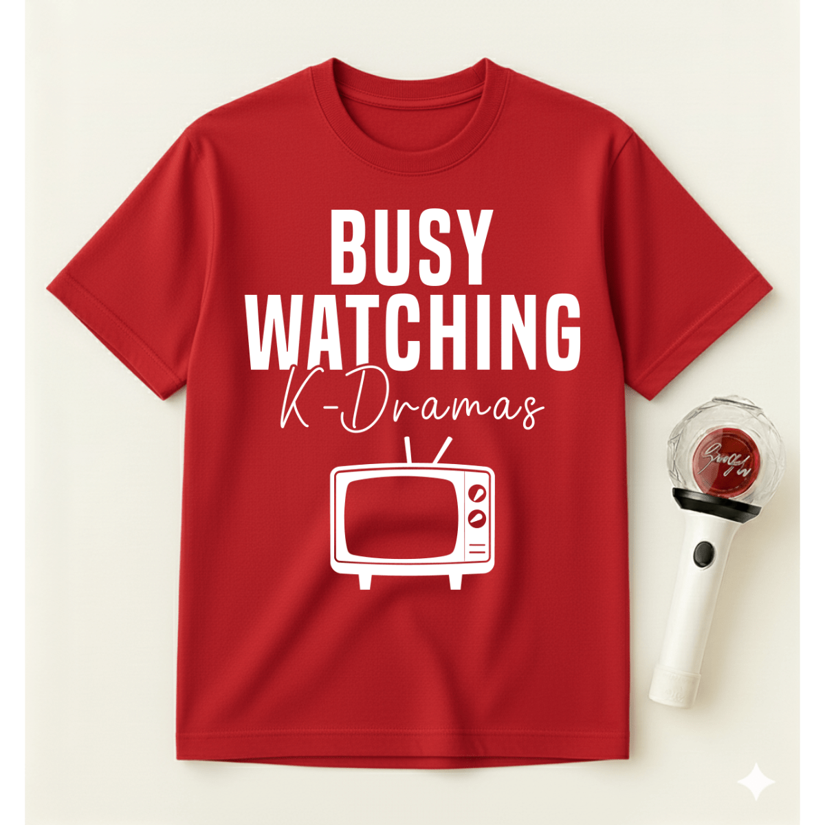 BUSY WATCHING K-DRAMAS T-SHIRT