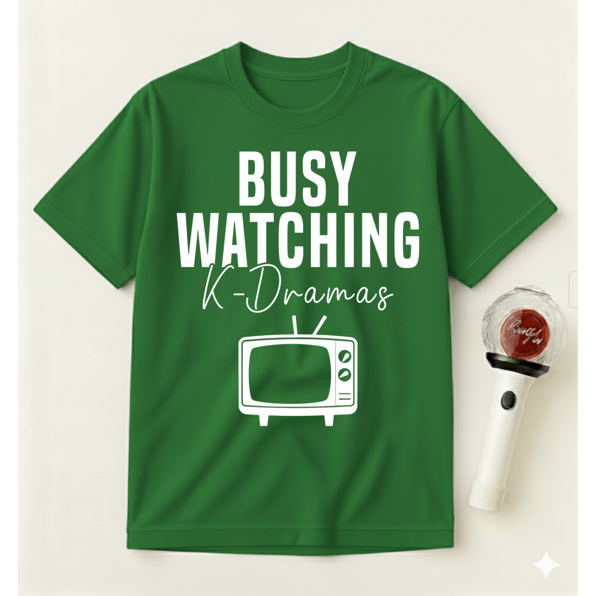 BUSY WATCHING K-DRAMAS T-SHIRT