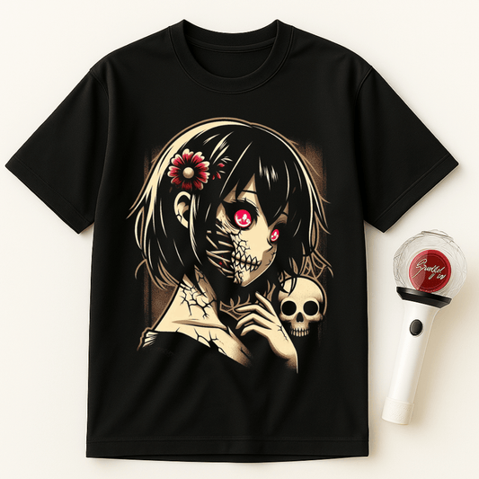 HORROR ANIME GIRL UNISEX T-SHIRT