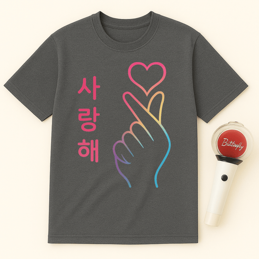 RAINBOW SARANGHAE HAND UNISEX T-SHIRT