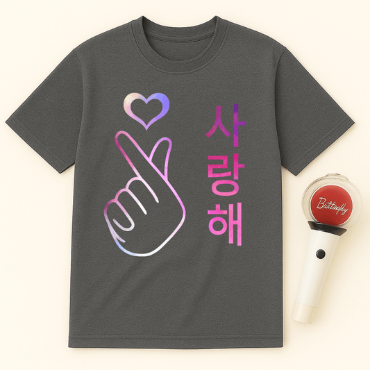 PASTEL HEART SARANGHAE UNISEX T-SHIRT