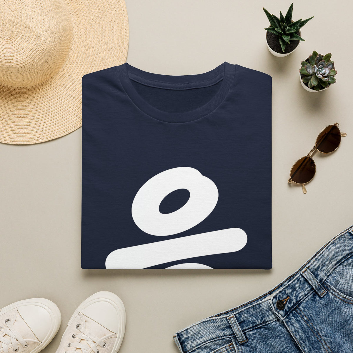 Percent Symbol Graphic T‑Shirt — Minimal Symbol Tee