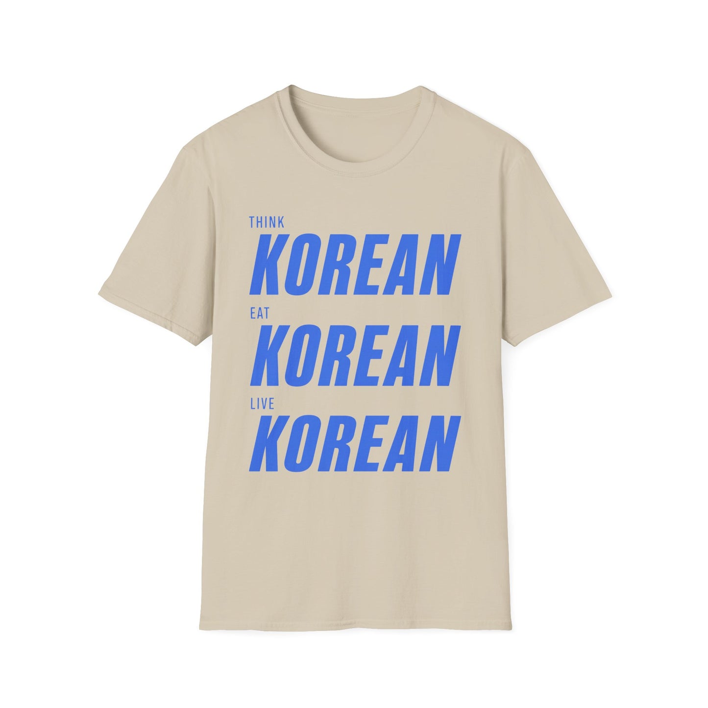 THINK EAT LIVE KOREAN T-SHIRT