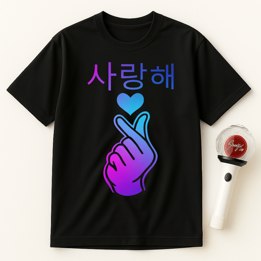 BLUE PURPLE SARANGHAE UNISEX T-SHIRT