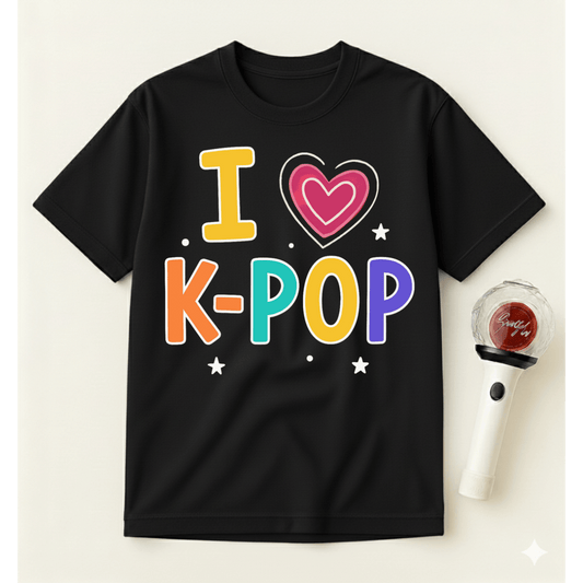 I LOVE K-POP T-SHIRT