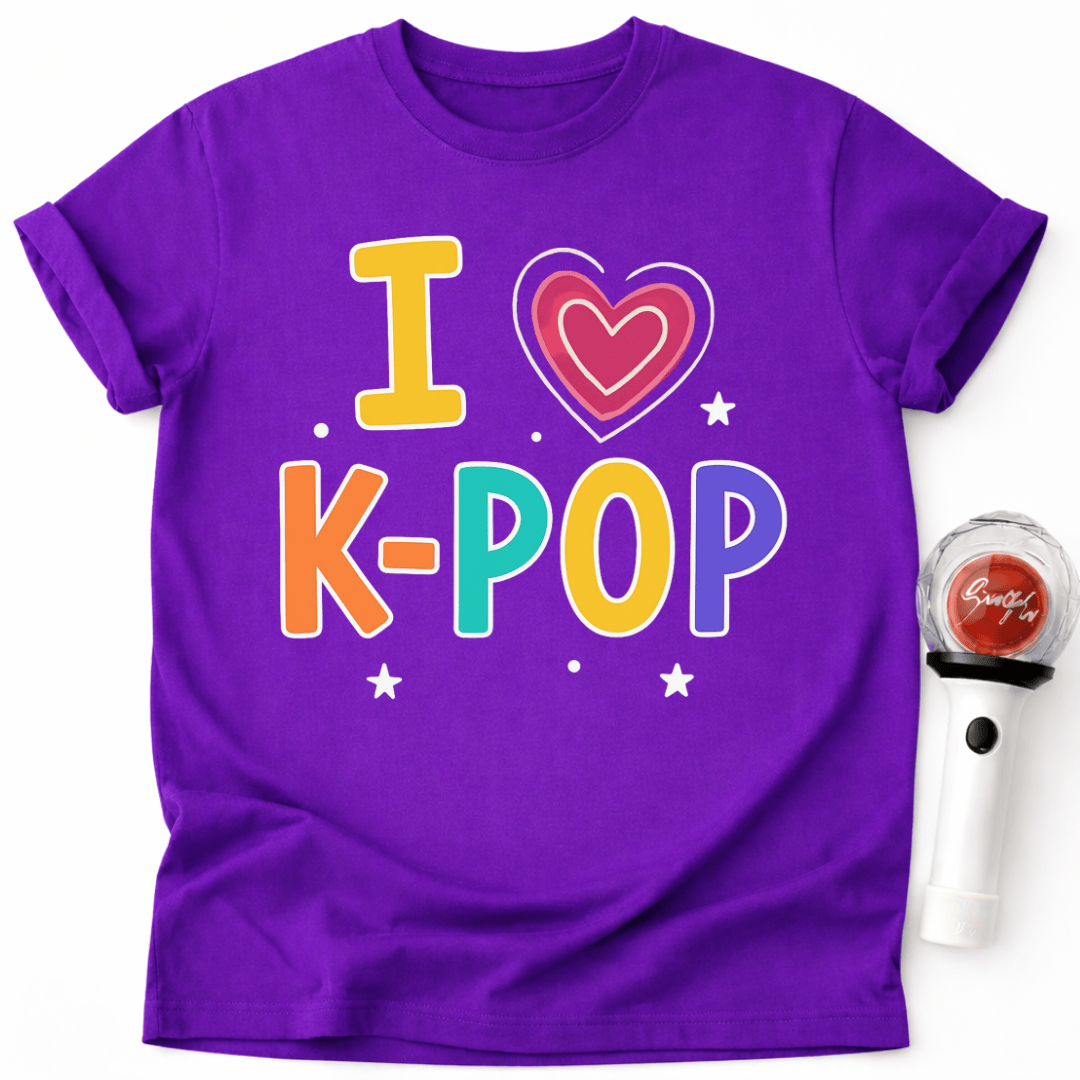 I LOVE K-POP T-SHIRT