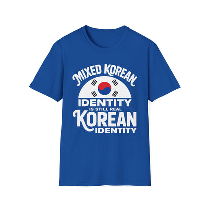 Mixed Korean Identity T-Shirt — Korean Flag Heritage Tee