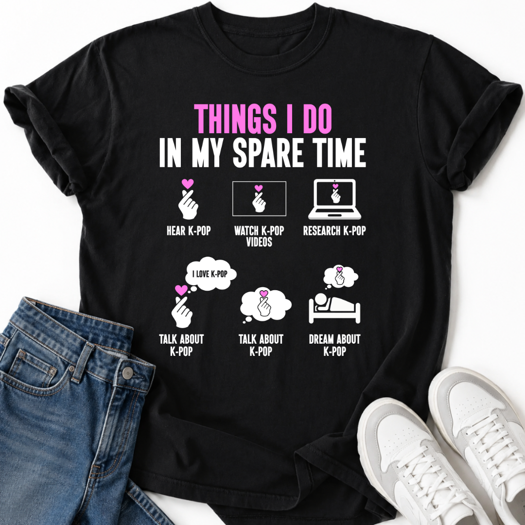 DINGE, DIE ICH TUE K-POP T-SHIRT