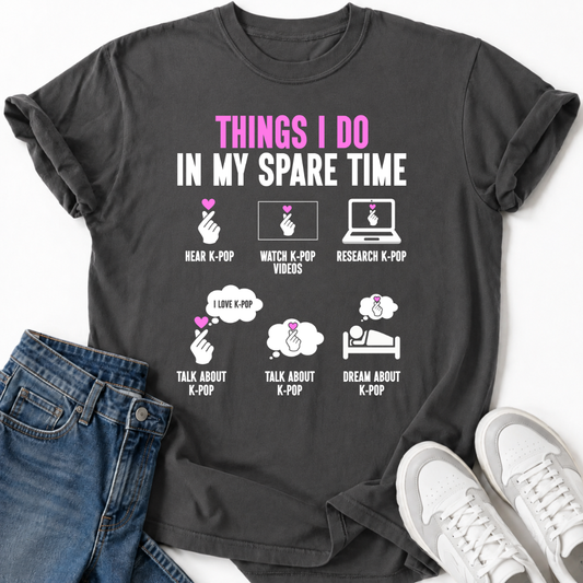 DINGE, DIE ICH TUE K-POP T-SHIRT