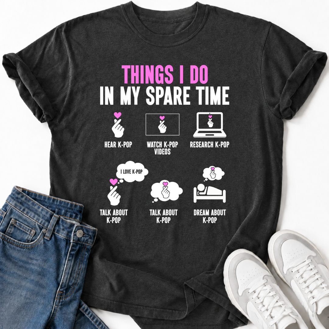 DINGE, DIE ICH TUE K-POP T-SHIRT