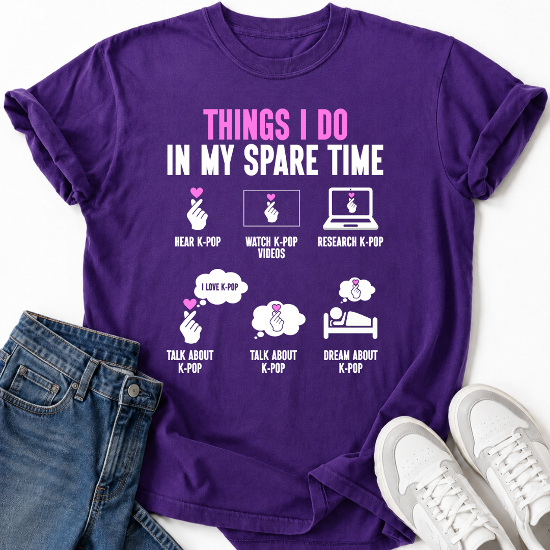 DINGE, DIE ICH TUE K-POP T-SHIRT
