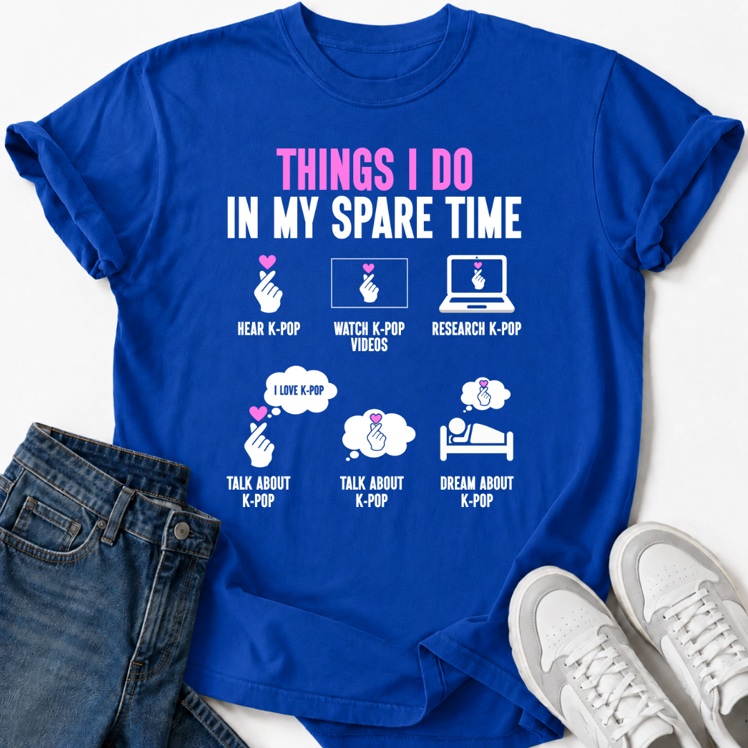DINGE, DIE ICH TUE K-POP T-SHIRT