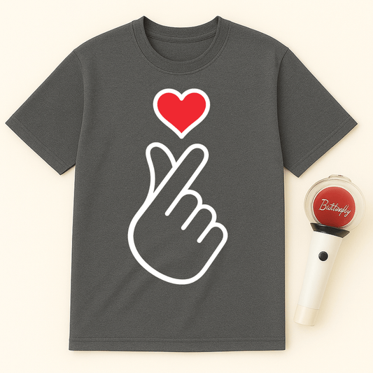 K-POP FINGER HEART UNISEX T-SHIRT