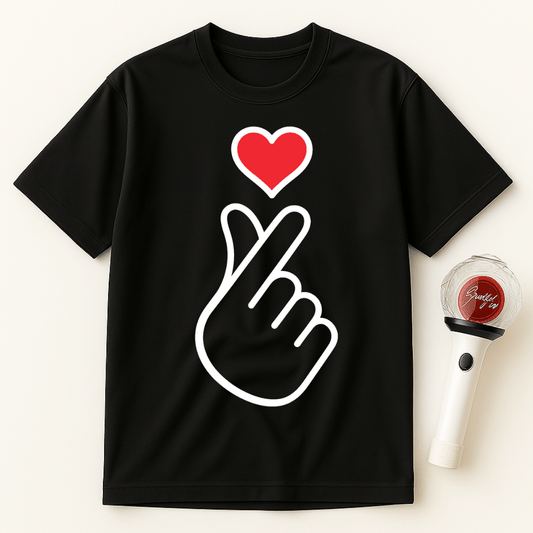 K-POP FINGER HEART UNISEX T-SHIRT