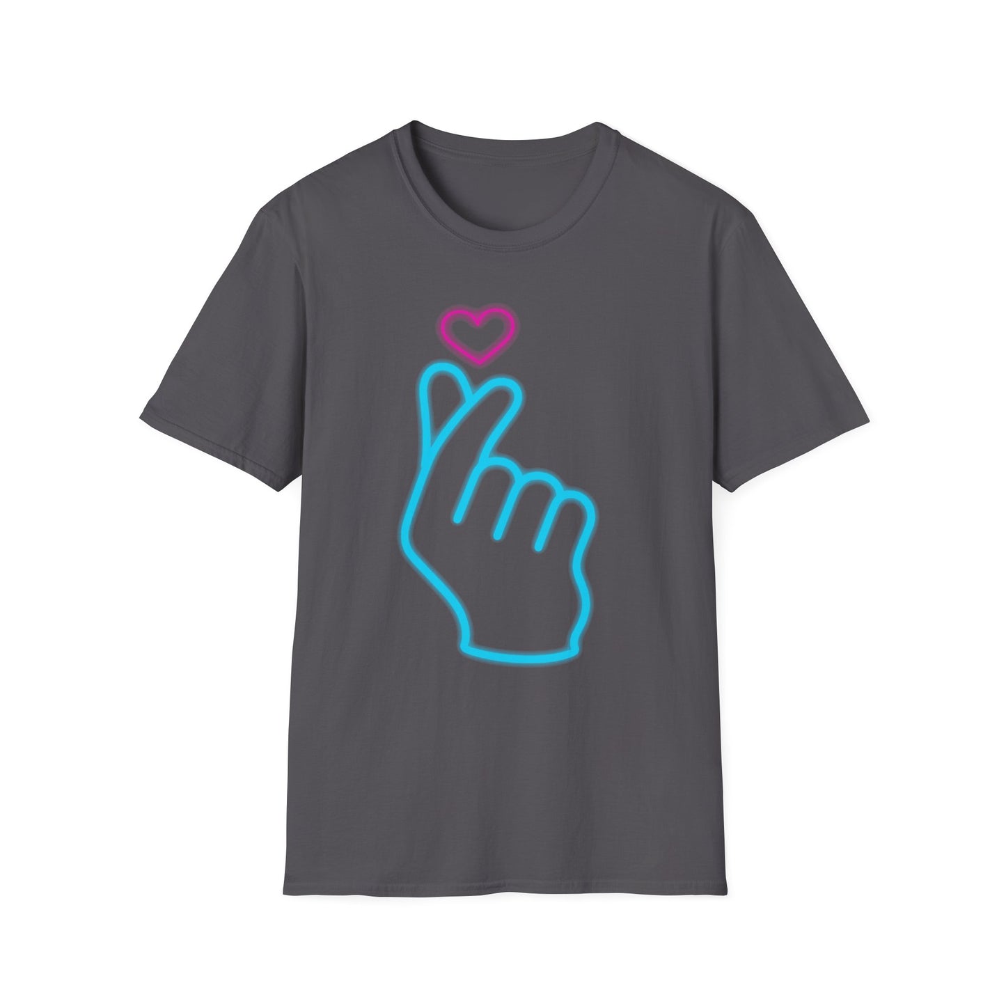 Cute Gesture Graphic T-Shirt, Casual Wear, Gift for Friends, Funny Tee, Birthday Present, Summer Style