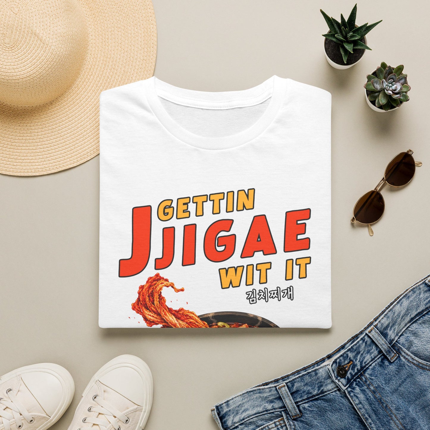 Gettin Jjigae Wit It T-Shirt — Korean Stew Graphic Tee