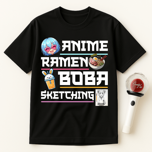ANIME FOOD ART UNISEX T-SHIRT