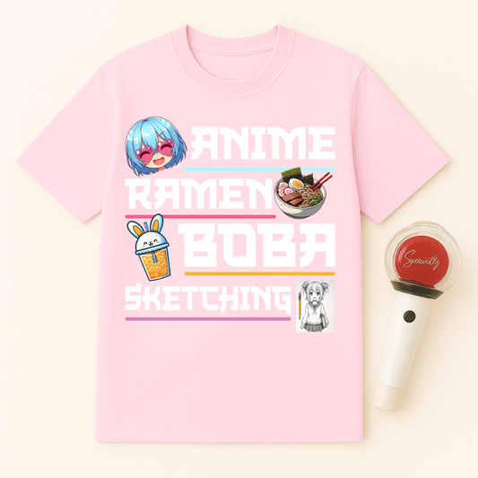 ANIME FOOD ART UNISEX T-SHIRT