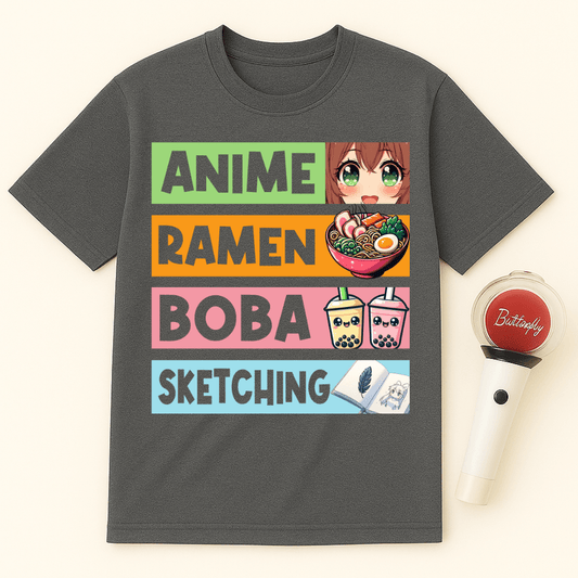 ANIME RAMEN BOBA UNISEX T-SHIRT