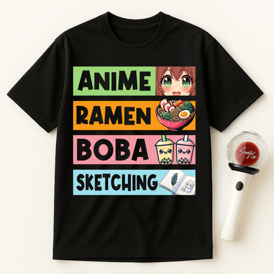 ANIME RAMEN BOBA UNISEX T-SHIRT