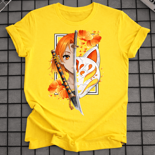 ANIME GIRL KATANA T-SHIRT