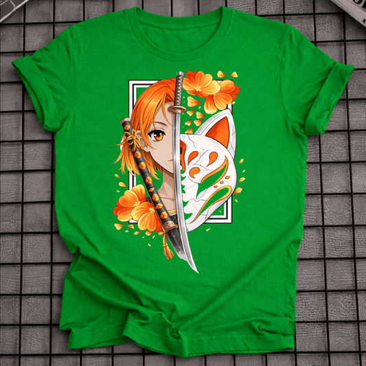 ANIME GIRL KATANA T-SHIRT