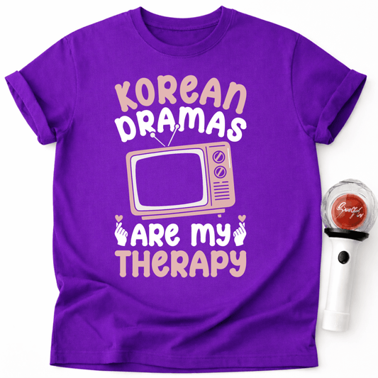 KOREAN DRAMAS ARE MY THERAPY T-SHIRT