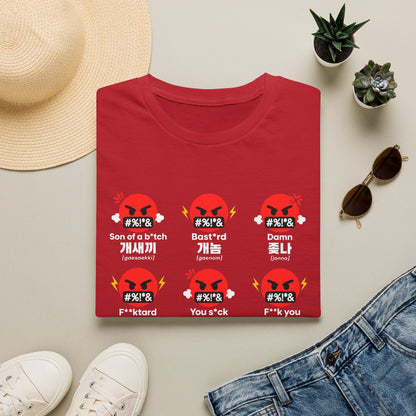 Angry Emoji Foul Words T-Shirt — Censored Slang Graphic Tee