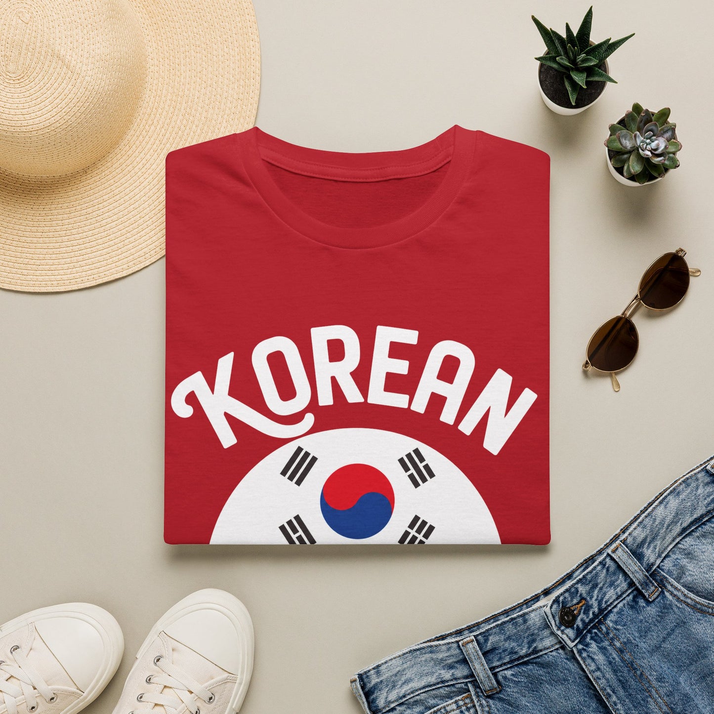 Korean Flag T‑Shirt — "Korean Doesn't Have One Look" Graphic Tee
