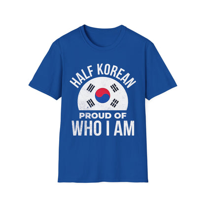 Half Korean T-Shirt — "Proud of Who I Am" Heritage Tee