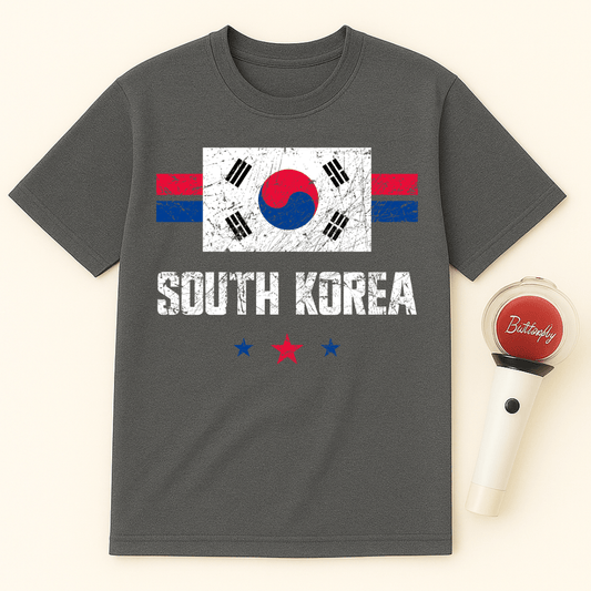 SOUTH KOREA FLAG UNISEX T-SHIRT
