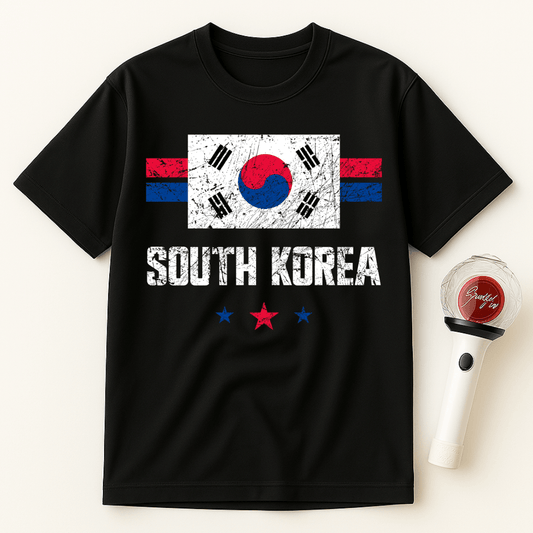 SOUTH KOREA FLAG UNISEX T-SHIRT