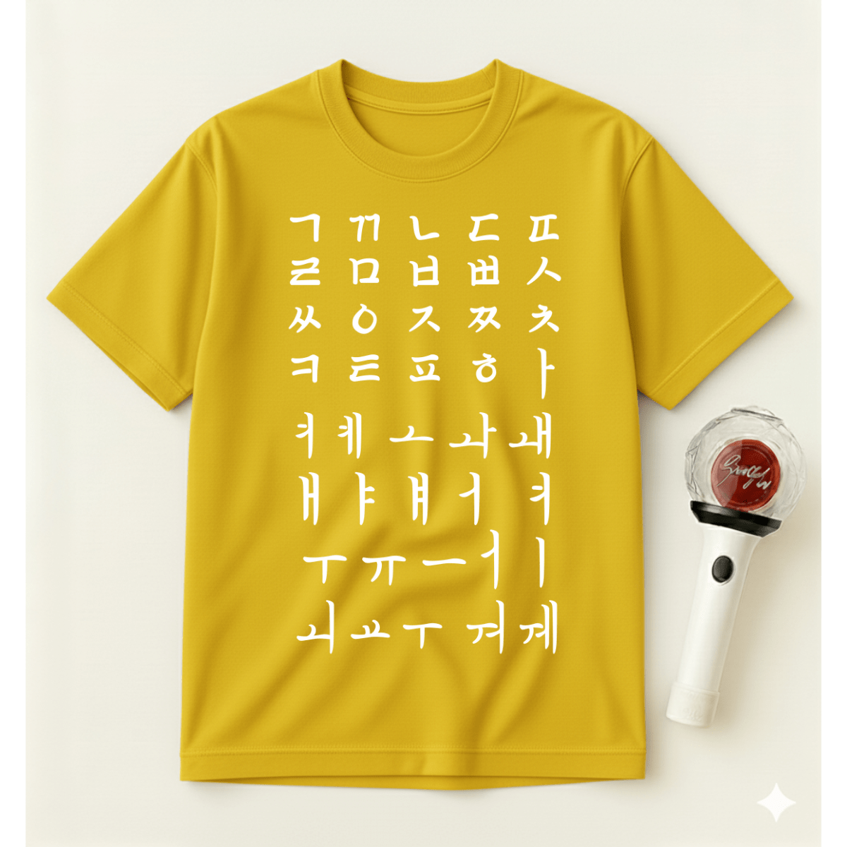 HANGUL KOREAN ALPHABET T-SHIRT