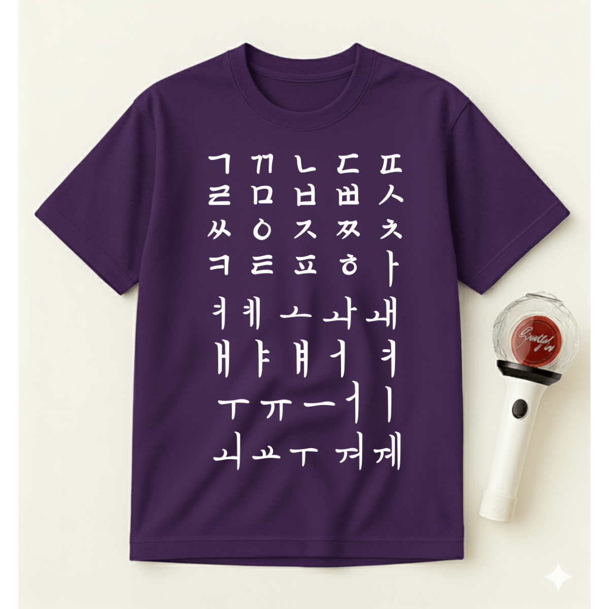 HANGUL KOREAN ALPHABET T-SHIRT
