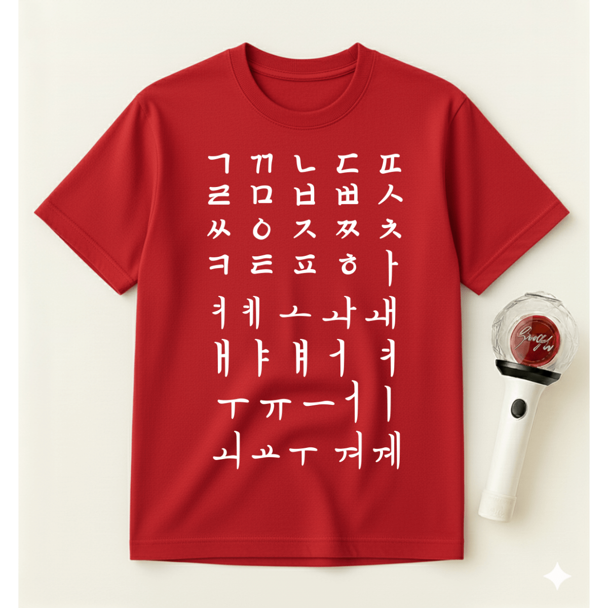 HANGUL KOREAN ALPHABET T-SHIRT
