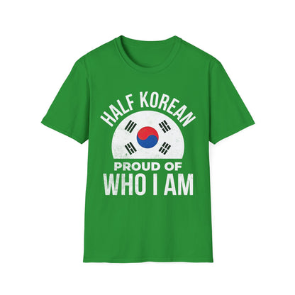 Half Korean T-Shirt — "Proud of Who I Am" Heritage Tee