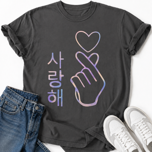 PASTEL K-POP SARANGHAE T-SHIRT