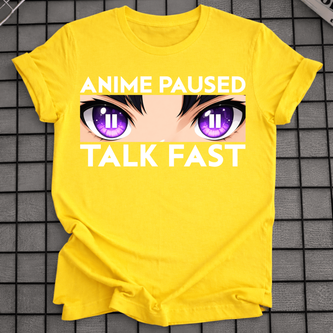 ANIME PAUSIERT SCHNELL SPRECHEN T-SHIRT
