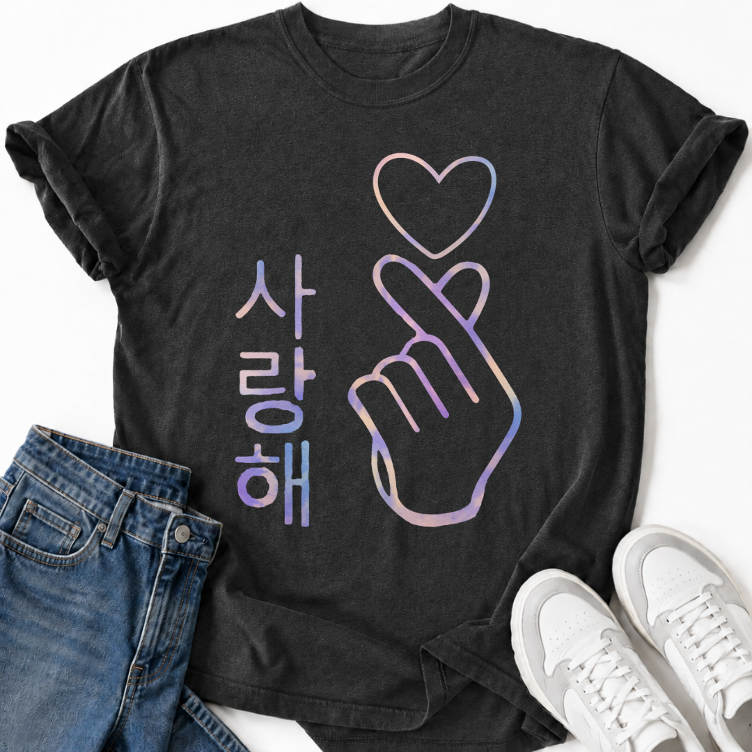 PASTEL K-POP SARANGHAE T-SHIRT