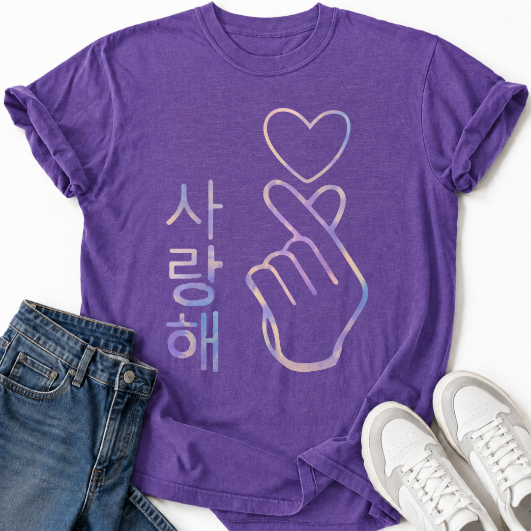 PASTEL K-POP SARANGHAE T-SHIRT