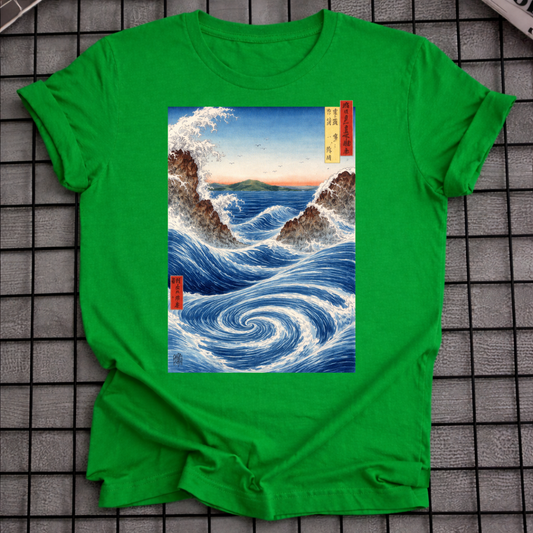 OCEAN WAVE ART T-SHIRT