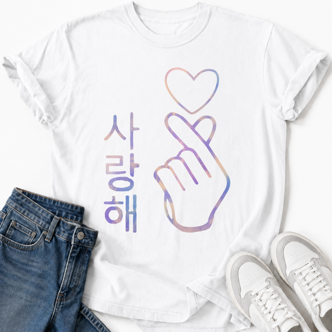 PASTEL K-POP SARANGHAE T-SHIRT