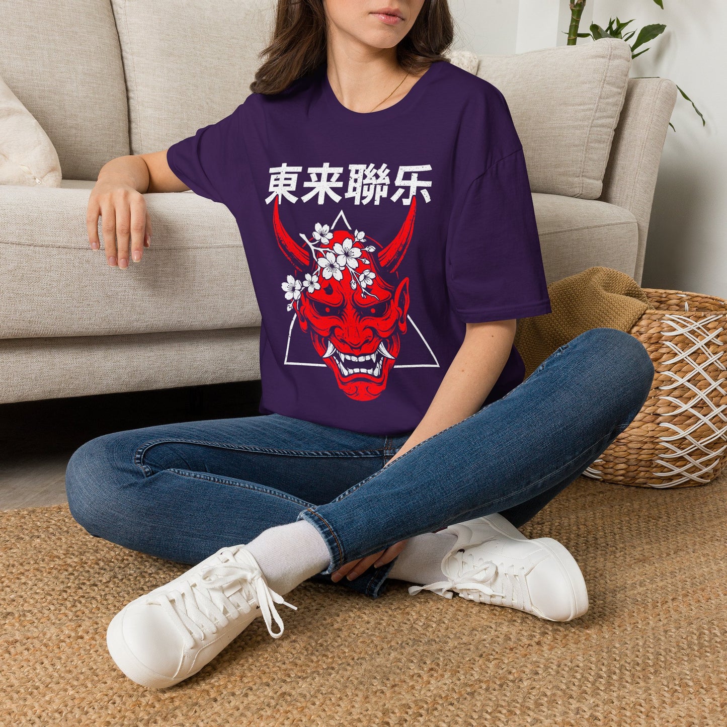 Demon Mask T-Shirt — 白花鬼面 東来聯乐 Graphic Tee