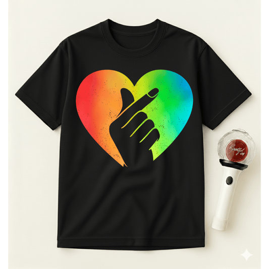 K-POP RAINBOW T-SHIRT